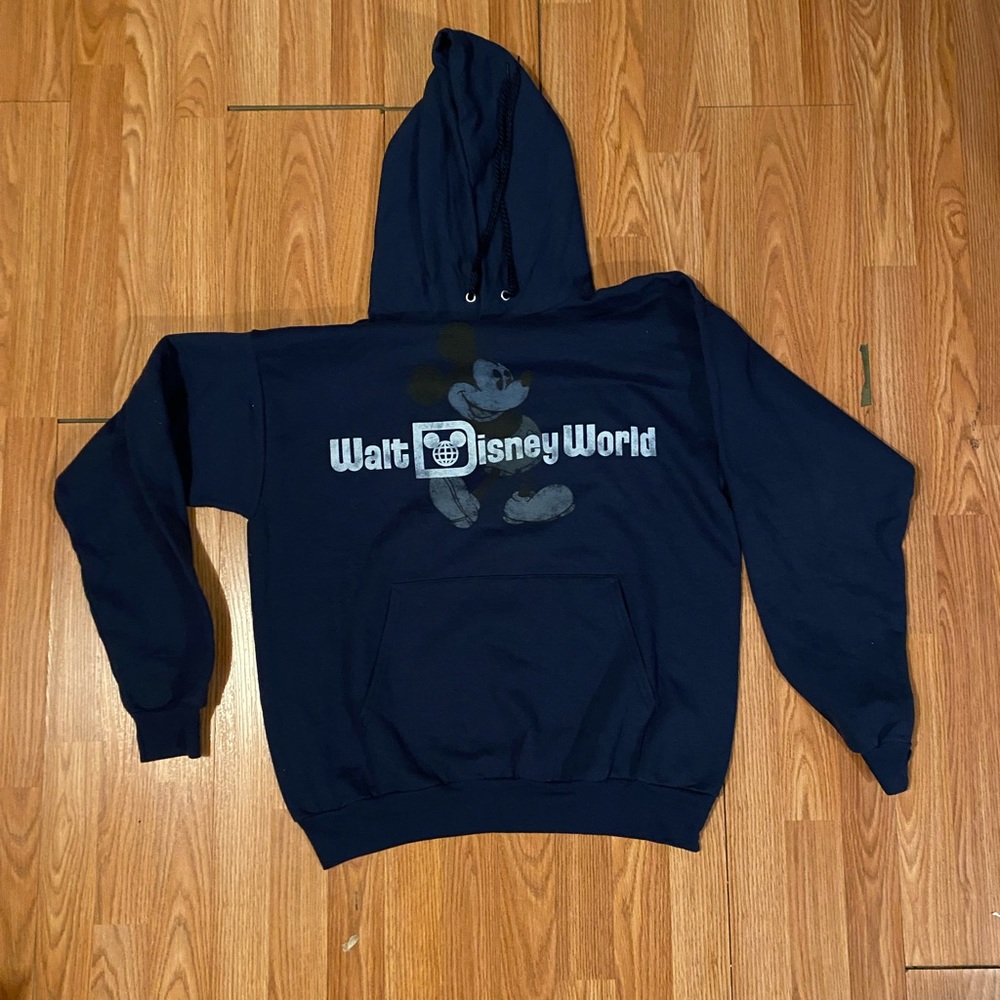 WALT DISNEY WORLD / DISNEYLAND NAVY HOODIE